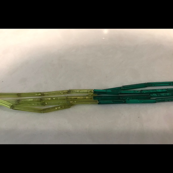 Vintage Philippe Audibert Necklace, Rainbow 17” - Picture 7 of 8